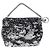 Pochette Callie media Jimmy Choo in paillettes nere - vista 3