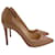 Christian Louboutin Pigalle Pumps in Beige Patent Leather  Brown Flesh  ref.1291594