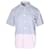 Comme Des Garcons Comme Des Garçons Checkered Short Sleeve Shirt in Blue Cotton  ref.1291625