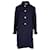 Miu Miu – Verzierter Mantel aus marineblauer Wolle  ref.1291626