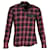 Camisa Givenchy Tartan em algodão vermelho e preto  ref.1291647