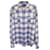 Autre Marque Ralph Lauren RRL Check Westernhemd aus blauer Baumwolle Polyester  ref.1291653