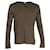 Zadig & Voltaire Long Sleeve Fox Print Monastir T-shirt in Olive Green Cotton  ref.1291691