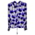 Jason Wu Blouse florale en mousseline à col noué en viscose bleue Polyester  ref.1291705