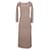 Altuzarra Off-Shoulder Pleated Knit Dress in Beige Viscose White Cream Polyester  ref.1291707