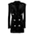 Vestido blazer de veludo com peito forrado The Attico em viscose preta Preto Fibra de celulose  ref.1291714