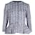 Alexander McQueen Peplum Hem Tweed Jacket in Black Cotton White  ref.1291721