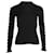 Timeless Suéter de malha com laço Chanel em lã preta Preto  ref.1291732