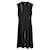 Valentino Garavani Valentino Lattice-Trimmed Mini Shirt Dress In Black Silk  ref.1291747