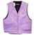 Acne Studios Ohady Face Logo Padded Vest in Purple Cotton  ref.1291762