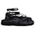 Autre Marque Porte & Paire Ankle Wrap Sandals in Black Leather  ref.1291780