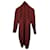 Autre Marque Vestido Alex Perry com gola simulada em Triacetato Borgonha Vermelho Bordeaux Sintético  ref.1291786