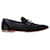 Giuseppe Zanotti Fringed Loafers in Black Satin Silk  ref.1291838