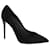 Dolce & Gabbana Sapatos de bico fino em camurça preta Preto Suécia  ref.1291845