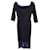 Roland Mouret Asymmetric Off-Shoulder Dress in Black Viscose Cellulose fibre  ref.1291862