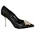 Versace Medusa Head Pointed-Toe Pumps in Black Leather  ref.1291863