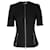 Michael Kors Kurzärmelige Jacke mit Reißverschluss aus schwarzer Wolle  ref.1291865