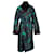 Dries Van Noten Romo Floral Jacquard Bonded Coat in Turquoise Viscose Polyester  ref.1291869
