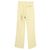 Dries Van Noten Pantalones deportivos con cordón ajustable en lana amarilla Noted de Dries Van - vista 3