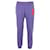 Pantalones deportivos con logo Supreme S en algodón morado Púrpura  ref.1291907