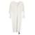 Max Mara Orafo Shift Dress in Cream Silk White  ref.1291911