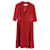 Vestido con estampado de corazones Michael Michael Kors en poliéster rojo Roja  ref.1291916