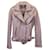 Iro Motorcycle Jacket in Pink Leather Pony-style calfskin  ref.1291918