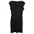 Vestido com bainha de manga curta Tom Ford em seda preta Preto  ref.1291921
