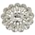 Ensemble broche fleur en cristal Dolce & Gabbana en métal argenté Métallisé  ref.1291934