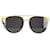 Christian Dior Dior-CD000885 Blacktie-Sonnenbrille mit rundem Rahmen aus schwarzem Acetat Zellulosefaser  ref.1291935