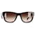 Óculos de sol quadrados Dolce & Gabbana Tortoiseshell em acetato marrom Fibra de celulose  ref.1291942