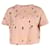 Marni Polka-Dot Crop T-shirt in Peach Cotton  ref.1291949