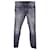 Saint Laurent Jeans Slim-Fit Distressed em Algodão Azul  ref.1291956