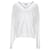 Brunello Cucinelli Monili V-Neck Sweater in White Cotton  ref.1291957