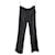 Pantalones anchos Nanushka en piel sintética negra Negro Sintético Polipiel  ref.1291974