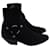 Saint Laurent Wyatt Ankle Boots in Black Suede  ref.1291981