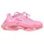 Everyday Balenciaga Triple S Clear Sole Sneakers in Pastel Pink Polyester  ref.1291982