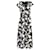Jason Wu Ruffled V-neck Midi Dress in Black Silk  ref.1291985