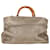 Gucci Metallic Large Bamboo Shopper Bag in Beige Leather  ref.1291988