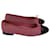 Timeless Chanel Interlocking CC Cap Toe Ballet Flats in Pink Tweed Wool  ref.1291996