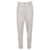 Brunello Cucinelli – Curved Jeans mit hoher Taille aus cremefarbener Baumwolle Weiß Roh  ref.1292006