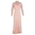 Vilshenko Eleanora Maxi Dress in Peach Floral Print Silk  ref.1292020