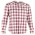 Saint Laurent kariertes Flanell-Langarmhemd aus roter Baumwolle  ref.1292028