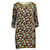 Sandro Floral Cutout Sleeve Mini Dress in Multicolor Viscose Cellulose fibre  ref.1292042