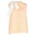 Joseph Floral Sleeveless Neck-Tie Blouse in Beige Silk  ref.1292060