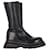 Stivali Burberry Jeffy Flatform con suola spessa in pelle nera Nero  ref.1292071