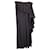 Givenchy Side-Ruffle Maxi Skirt in Black Viscose Cellulose fibre  ref.1292107