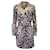 Diane Von Furstenberg Robe chemise imprimée Prita en soie blanche  ref.1292109