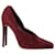Victoria Beckham Sapatos de bico fino em camurça cor de vinho Bordeaux Suécia  ref.1292114