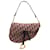 Dior Oblique Saddle Bag in Red Canvas Cloth  ref.1292119